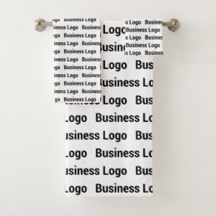 Logo d'entreprise promotionnel Motif noir blanc