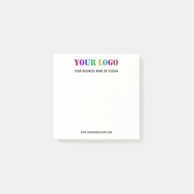 Logo d'entreprise promotionnel Post-it® Notes Exem (Devant)