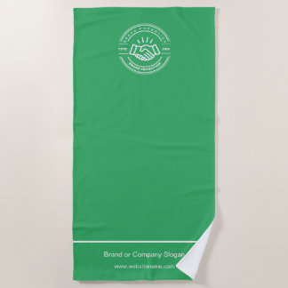 Logo d'entreprise | Serviette de plage minimaliste