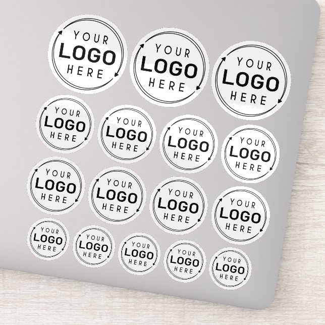 Logo d'entreprise Taille des variétés 16 Stickers (Détail)