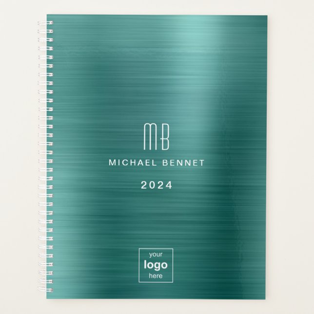 Logo d'entreprise vert élégant 2024  (Devant)