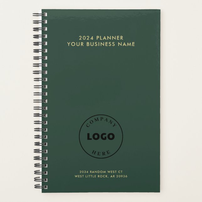 Logo d'entreprise vert moderne promotionnel 2025 (Devant)