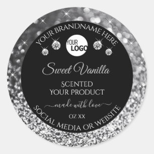 Logo des Étiquettes de produits Black Silver Parti