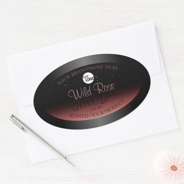 Logo des Étiquettes de produits de Bourgogne noire (Enveloppe)