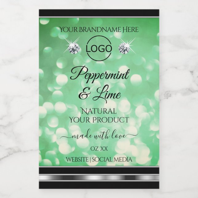 Logo des Étiquettes de produits de Parties scintil (Étiquettes simples)