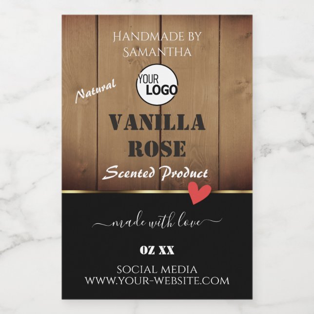 Logo des Étiquettes d'emballage de produits de cér (Étiquettes simples)