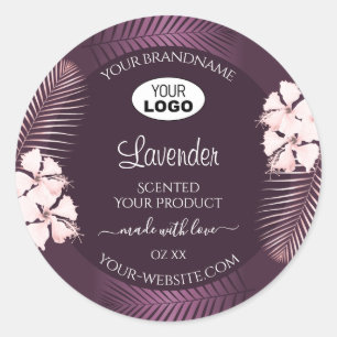 Logo des Étiquettes Hawaii Fleurs Tropic Purple