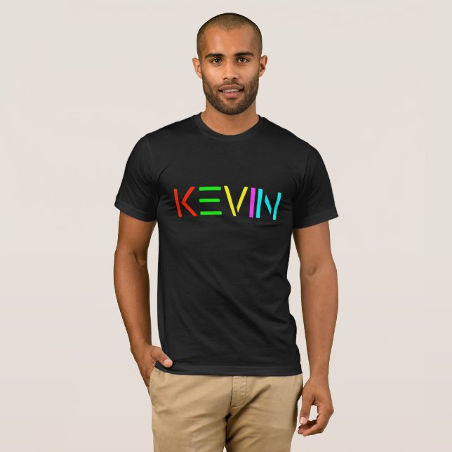 Logo d'ESPRIT de Kevin sur le T-shirt noir (Devant entier)