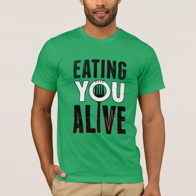 Logo d'EYA - T-shirt d'encolure ras du cou (Devant)