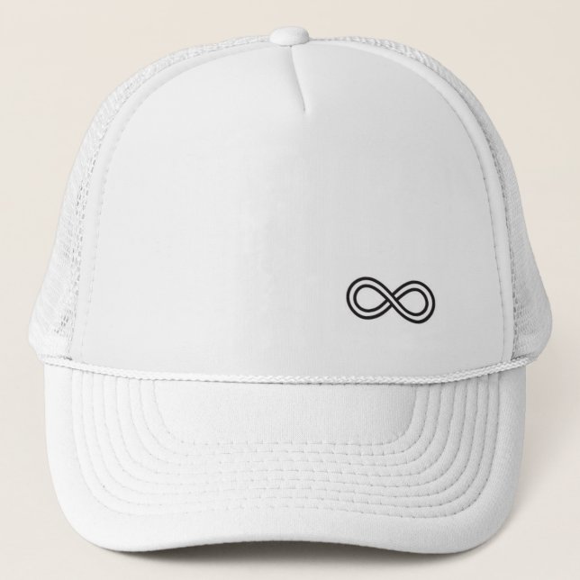 Logo d'infini - casquette blanc de camionneur (Devant)