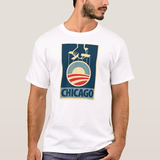 Logo d'Obama - Chicago : T-shirt d'OHP (Devant)