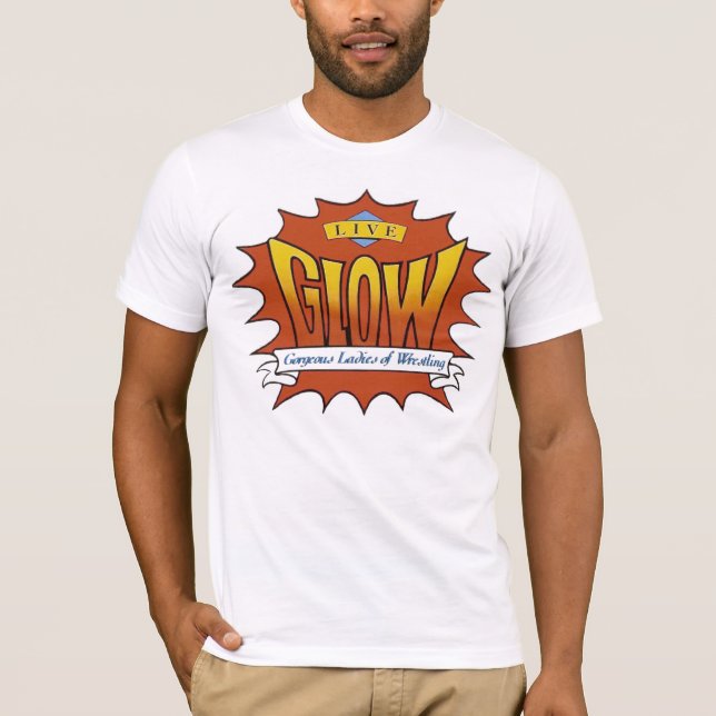 Logo d'orange de T-shirt de LUEUR (Devant)