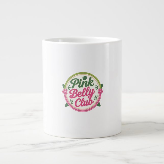 Logo du club de ventre rose Mug Cup Vaisselle (Devant)