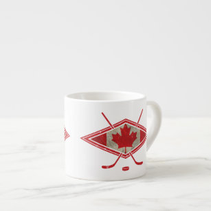 Logo du drapeau canadien de hockey Mug