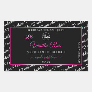 Logo du Étiquette de produits en noir et blanc