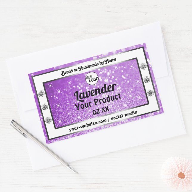 Logo du Étiquette du produit Shimmery Purple Spark (Enveloppe)
