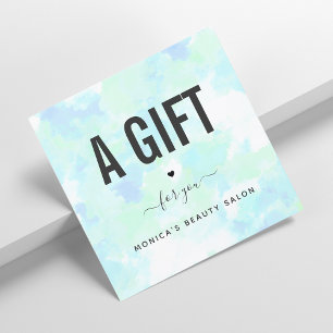 Logo du salon de beauté Abstrait Blue Unicorn Tie