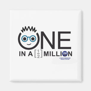 Logo d'un million et demi - Magnet