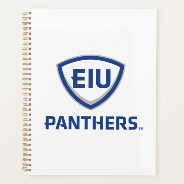 Logo Eastern Illinois Panthers Shield & Wordmark (Devant)