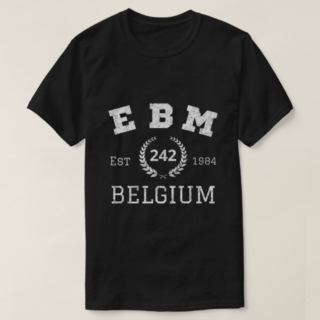 Logo EBM 242 Belgique T-shirt indispensable (Design devant)