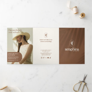 Logo Élégance Terreuse Beauté, Spa Brochure Rust