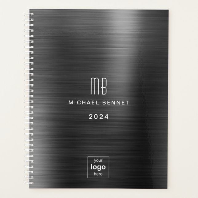 Logo Élégant Entreprise Noir 2024  (Devant)
