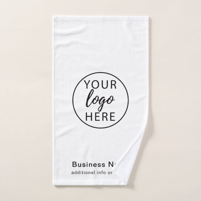 Logo Élégant Moderne pour Entreprise sur Mesure (Serviette à main)