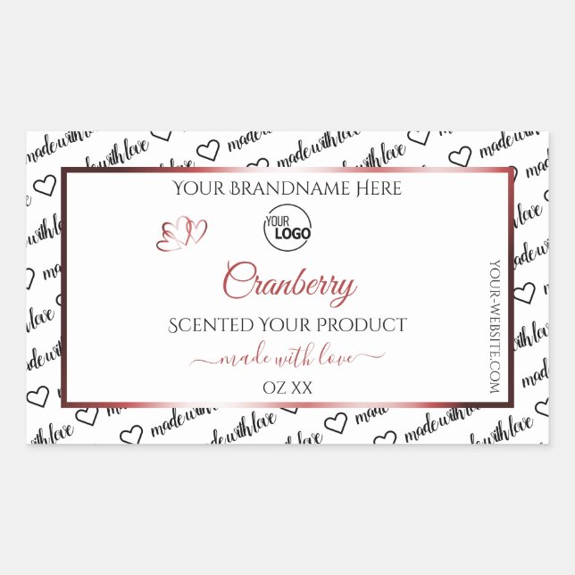 Logo en noir et blanc Cloud Étiquette (Devant)