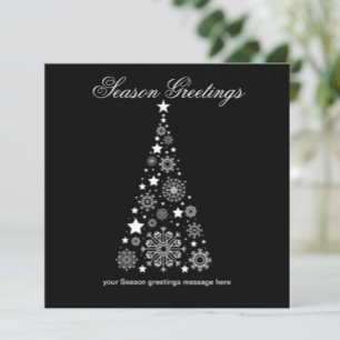 Logo Entreprise Saison Salutations Bonne carte de