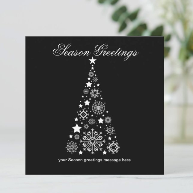 Logo Entreprise Saison Salutations Bonne carte de  (Créateur téléchargé)