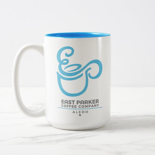 Logo est de "grande tasse de PE" de Parker - 15 (Gauche)