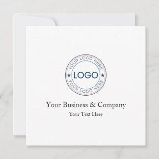 Logo et texte personnalisés