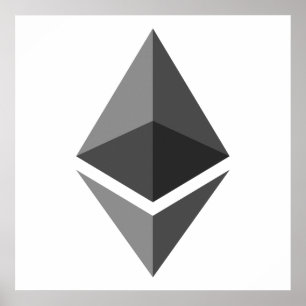 Logo Ethereum ETH   Poster