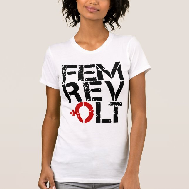Logo féminin t-shirt féministe (Devant)