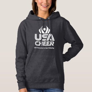 Logo féminin USA Cheer Sweat - shirt à capuche noi