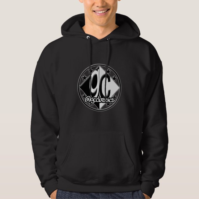 Logo GC Classic Sweat - shirt à capuche noir (Devant)