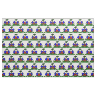 Logo haïtien de tissu de drapeau