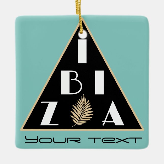 Logo Ibiza Espagne décoration moderne  (Devant)