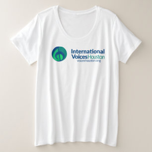 Logo IVH féminin T-shirt taille plus taille