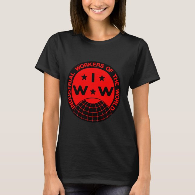Logo IWW, Wobblies - Un grand T-shirt Union (Devant)