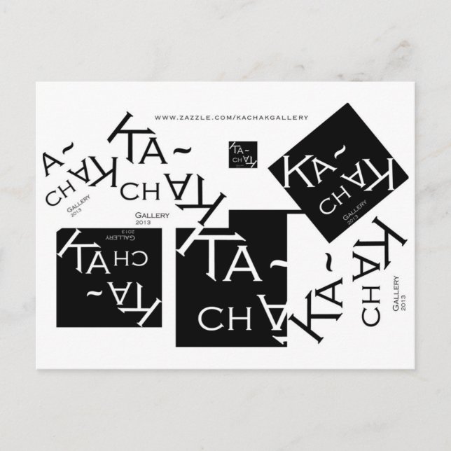 LOGO KACHAK GALLERY - CARTES POSTALES (Devant)