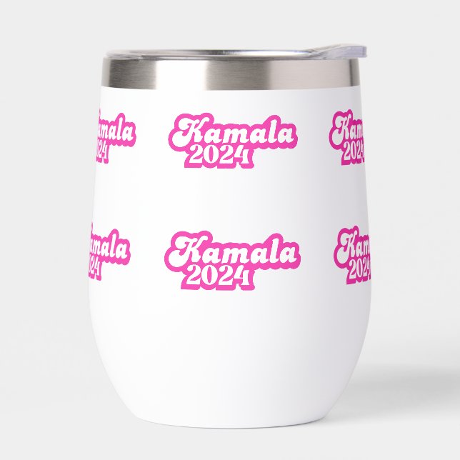 Logo Kamala Harris girly Pink 2024 (Gauche)