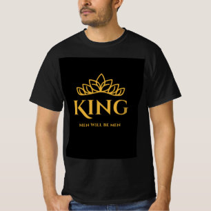 Logo KING Crown - Hommes Seront Hommes T-shirt