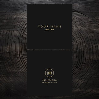 Logo minimaliste Élégant Carte de visite monochrom