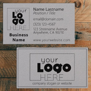 Logo minimaliste personnalisé Cartes de visite gr