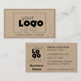 Logo minimaliste personnalisé Cartes de visite Kr