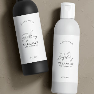 Logo minimum 4 OZ Dropper Bottle Étiquette étanche