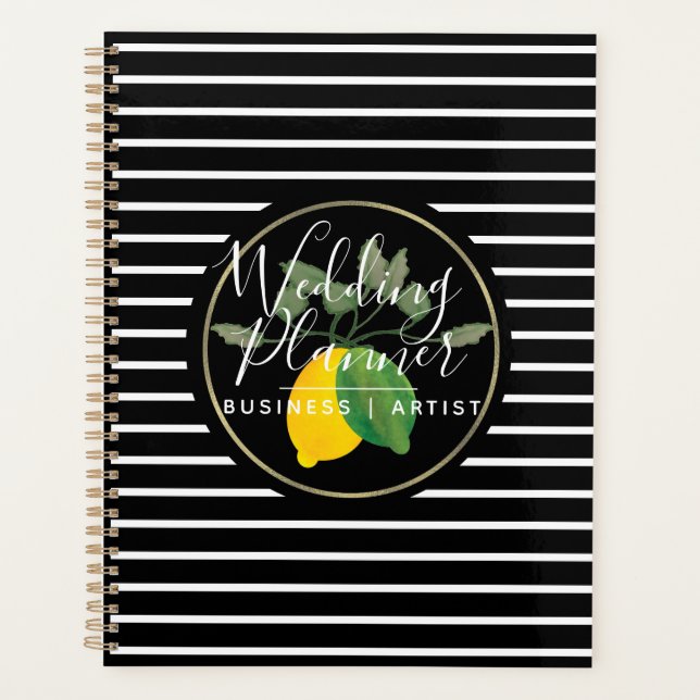 Logo moderne en aquarelle lime et citron avec lise (Devant)