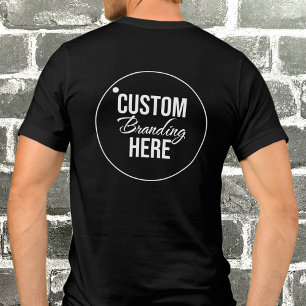 Logo moderne simple Tshirt Homme noir