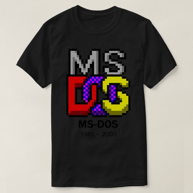 Logo Ms Dos T-Shirt Essentiel (Design devant)